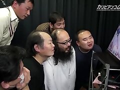 Japanese Beauty's Tits Suck Through a Magic Mirror